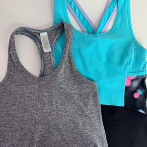 Ivivva girls size 10 lot of 2 active tank tops